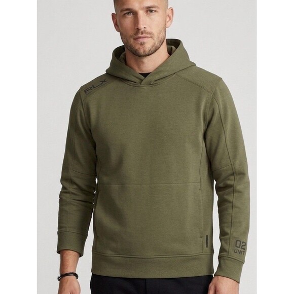 RLX Ralph Lauren Other - Ralph Lauren RLX Hoodie Men Small Olive Green Pullover Sweatshirt 02 Unit EUC
